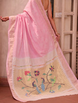 handloom-cotton-paithani-bandhani-saree-in-soft-pink-colour