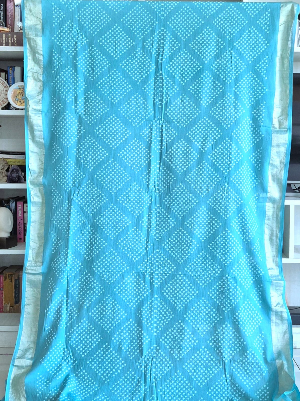 handloom-cotton-paithani-bandhani-saree-in-turquoise-blue-colour