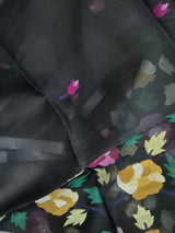 Handloom Black Muslin Silk Jamdani Dupatta