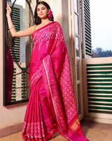 handloom-single-ikat-mulberry-silk-saree-with-traditional