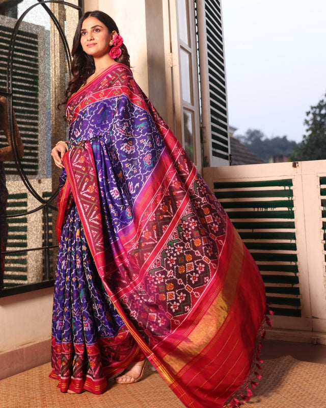 handloom-single-ikat-mulberry-silk-saree