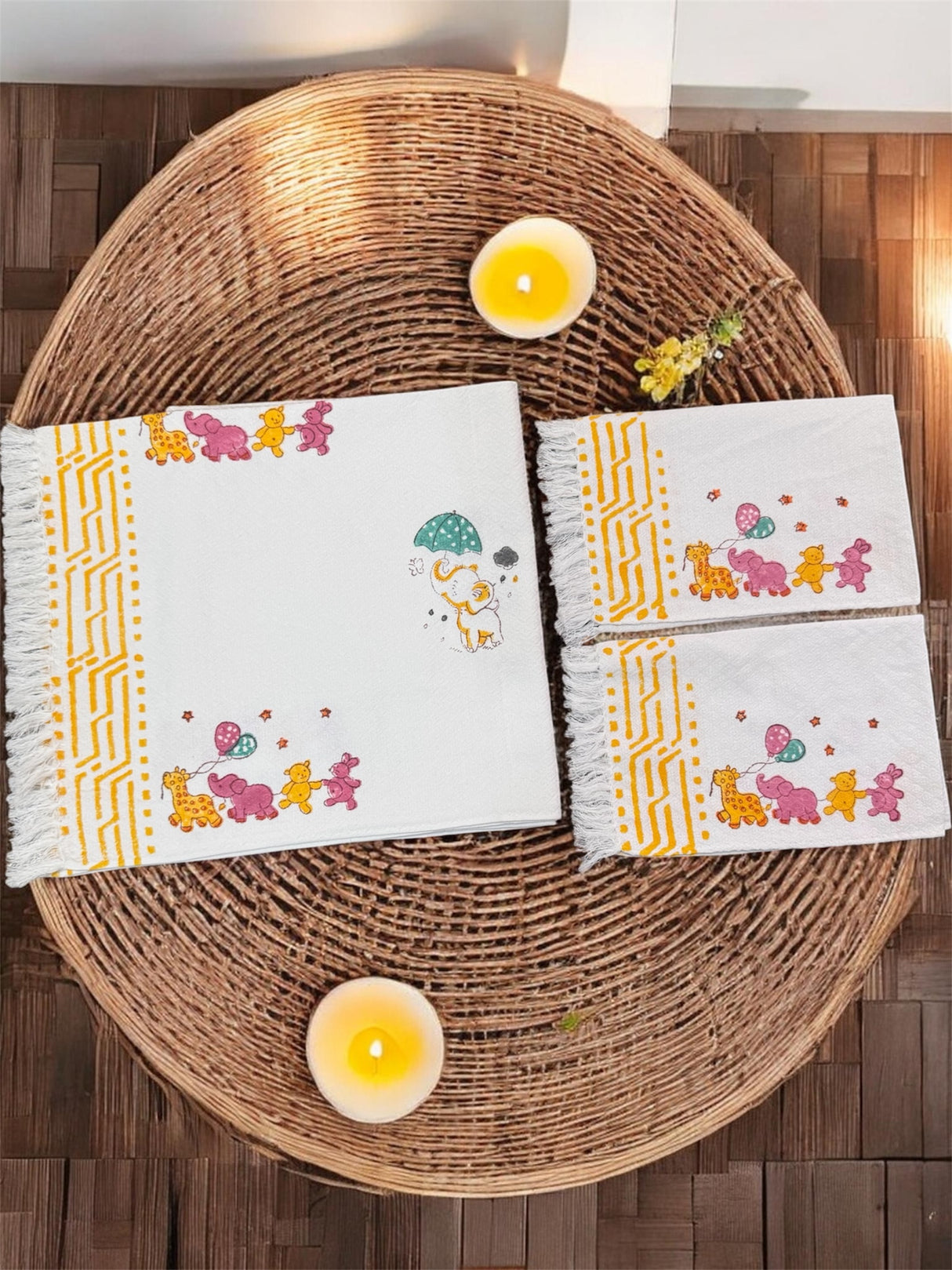 happy-bath-kids-cotton-jacquard-towel-set