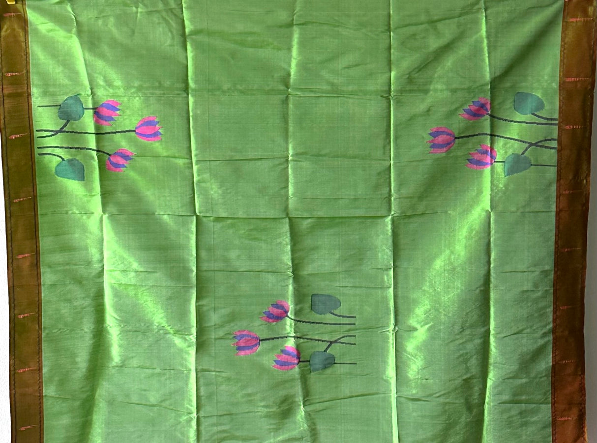 hariyali-pushprekha-handloom-silk-paithani-blouse-piece