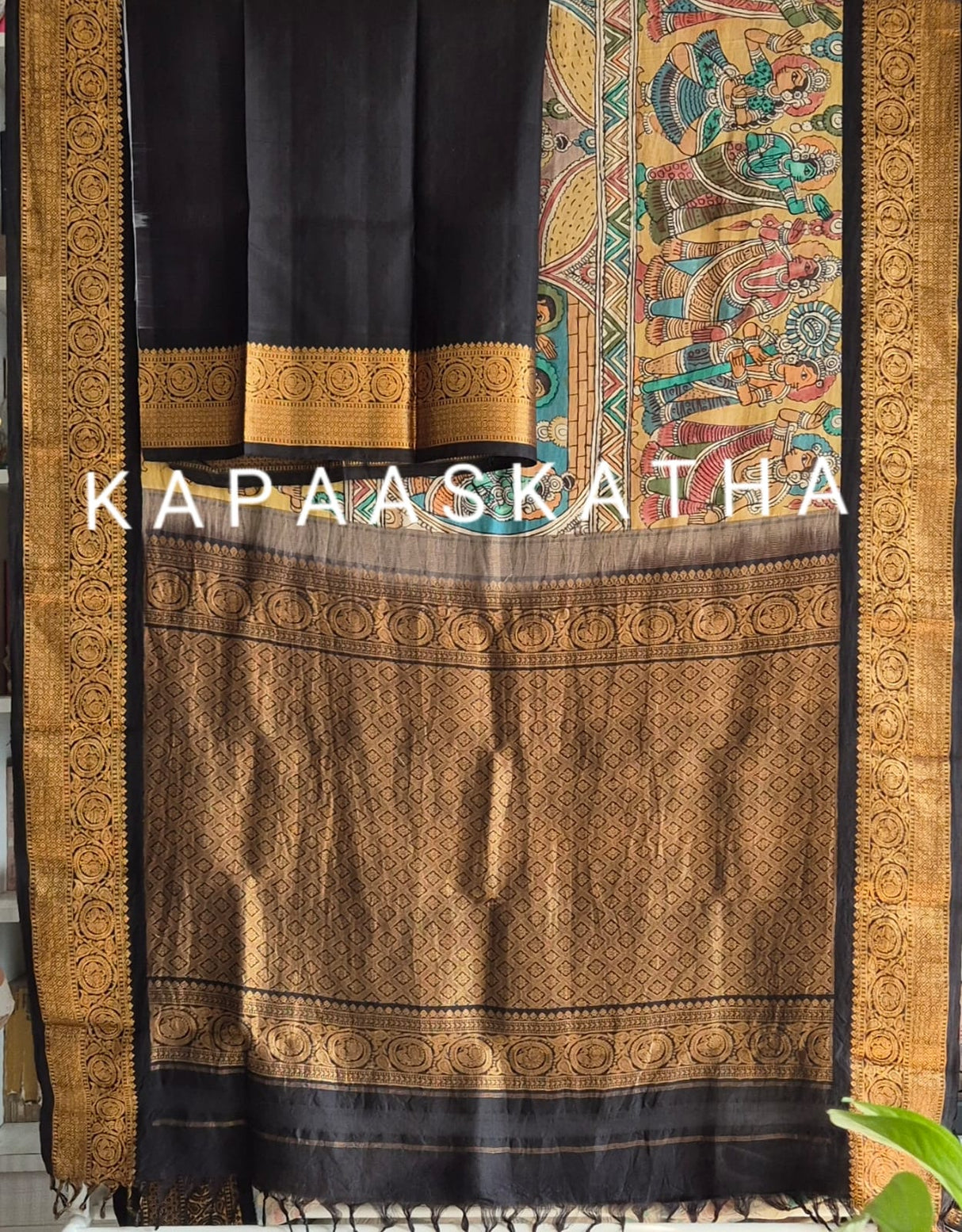 heritage-vasant-luxe-kalamkari-kanjeevaram-silk-saree