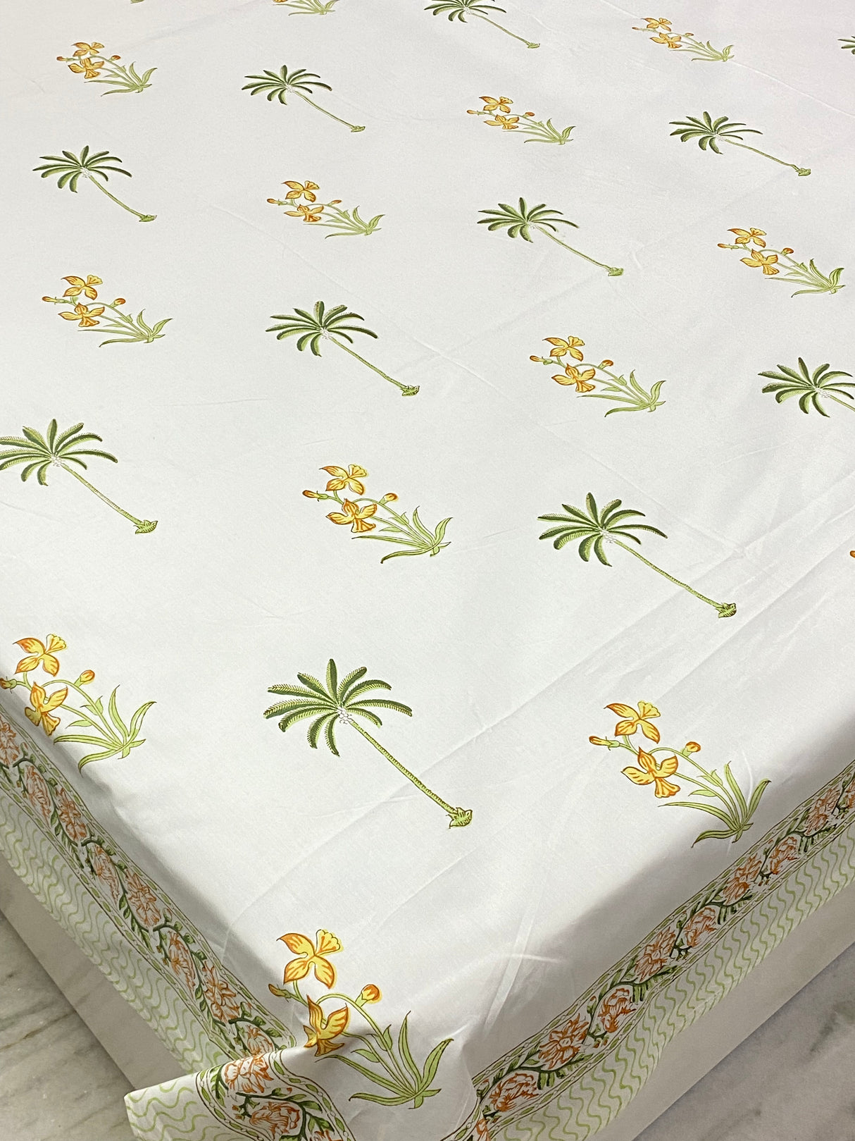 Blockprint Cotton Bedsheet