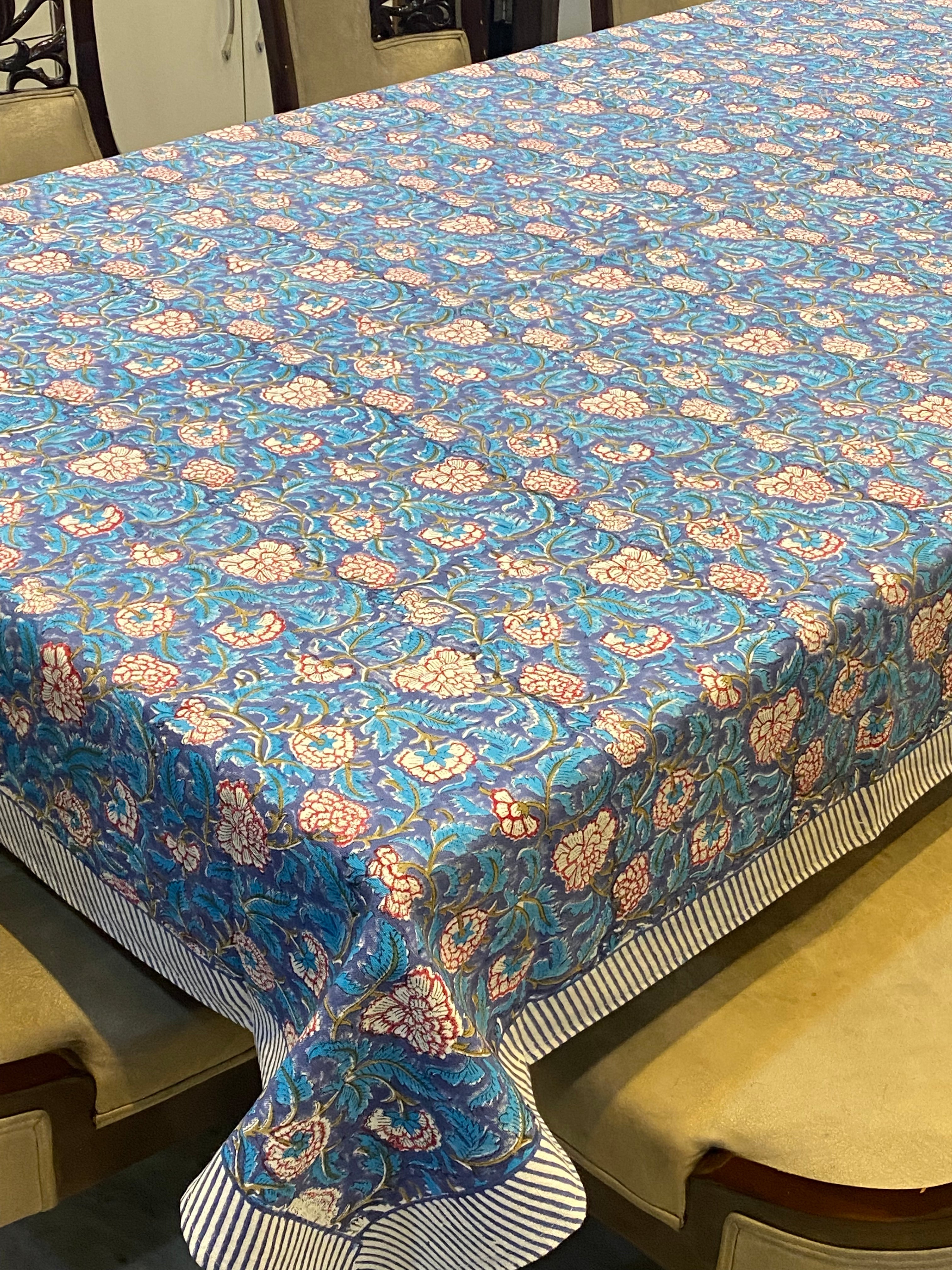Blockprint Table Cloth 8 Seater (90*108 inches)