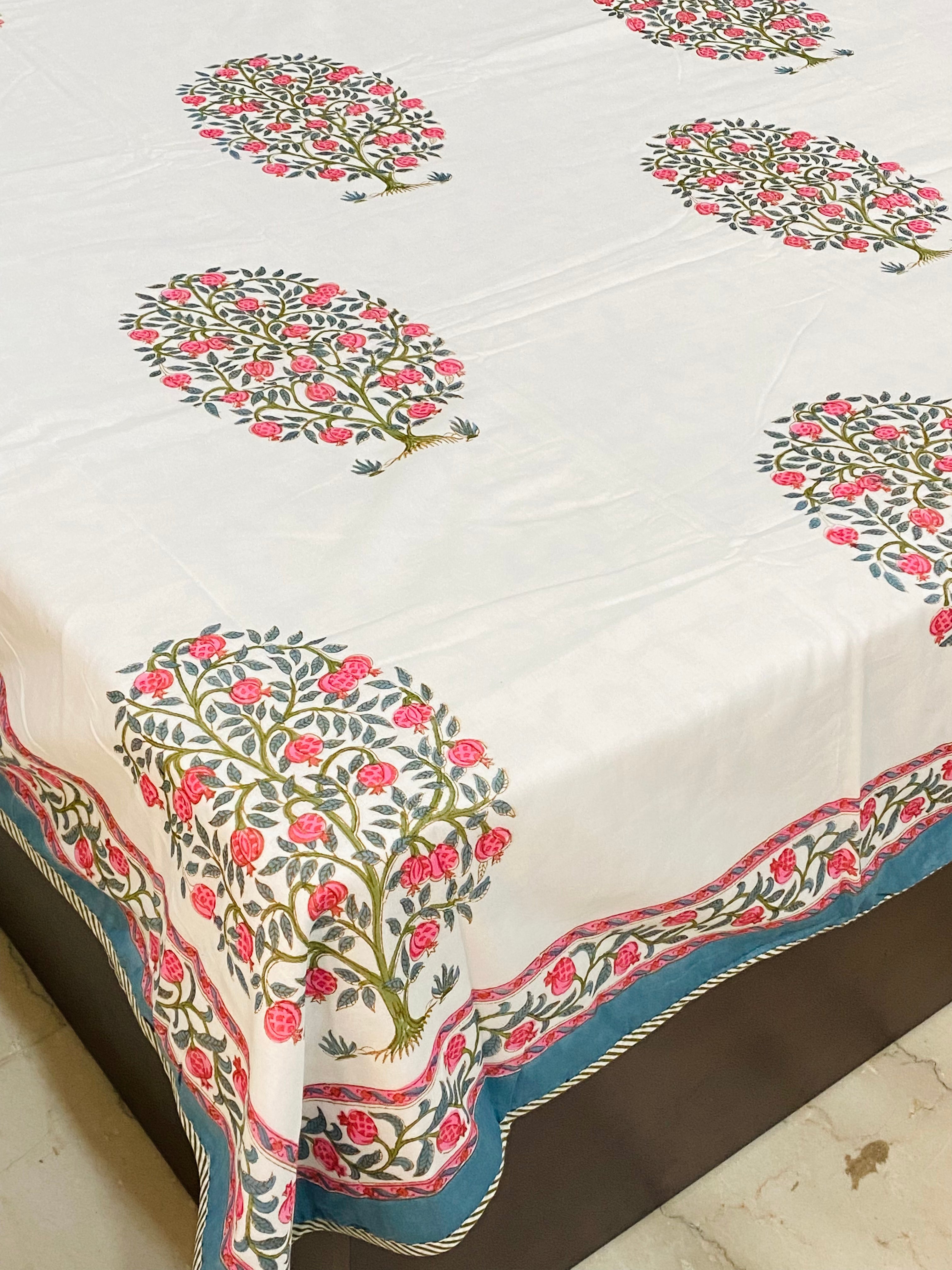 Blockprint Cotton Dohar- Double Size (90*108 inches)