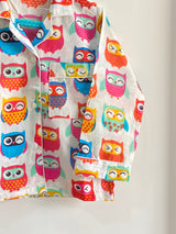White Owl Kids Night Suit Set
