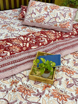 Blockprint Bedsheet & Quilt Set