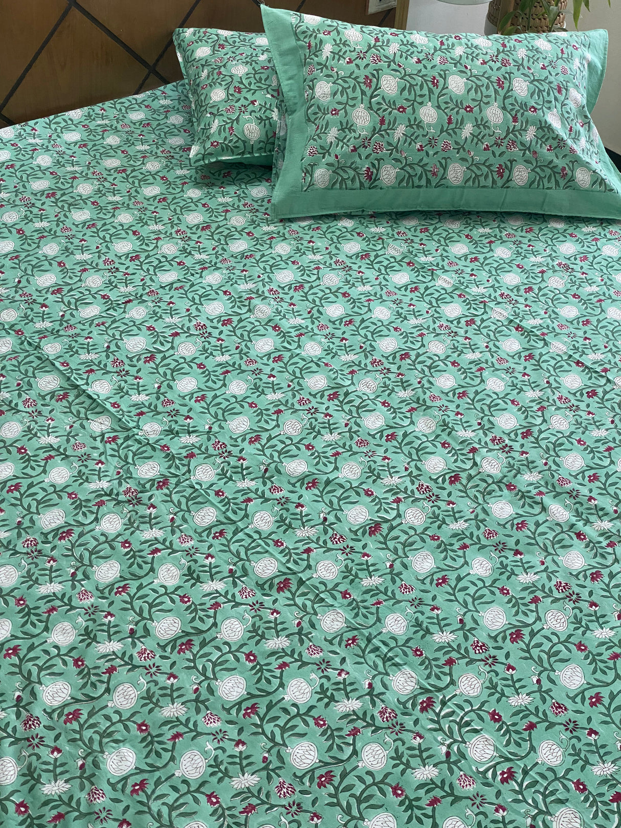 Blockprint Cotton Bedsheet