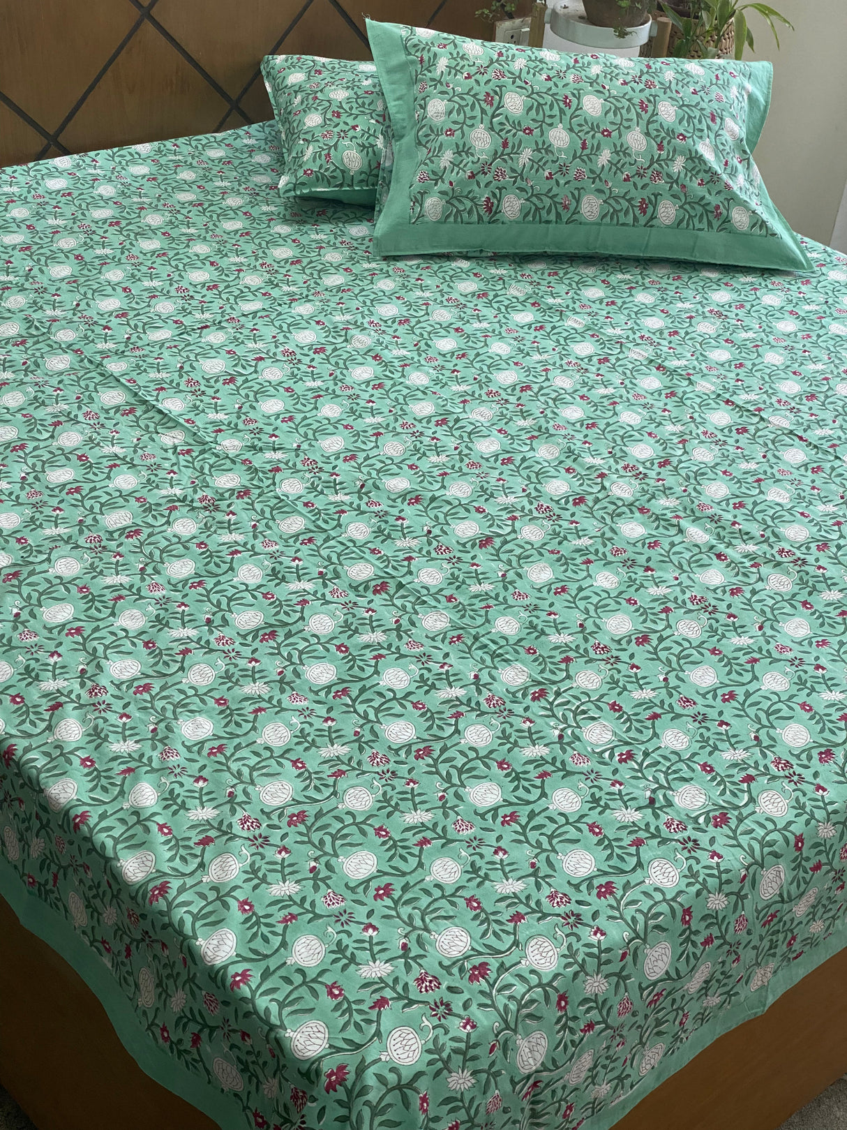 Blockprint Cotton Bedsheet