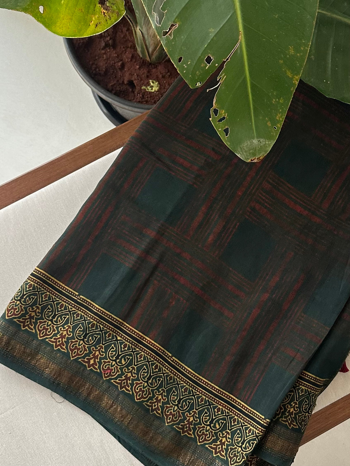 indian-ajrakh-chanderi-cotton-silk-weave-saree