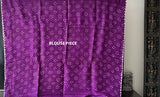 Jamun Desi Tussar Silk Bandhani Saree