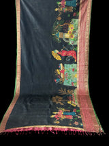 japanese-theme-pure-silk-kanchipattu-kalamkari-saree