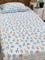 jungle-blockprint-cotton-bedsheet-front-view