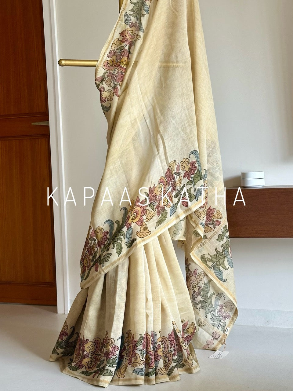 kathaangana-chanderi-cotton-silk-kalamkari-saree