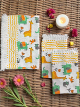 kids-bath-towel-with-elephant-giraffe-design