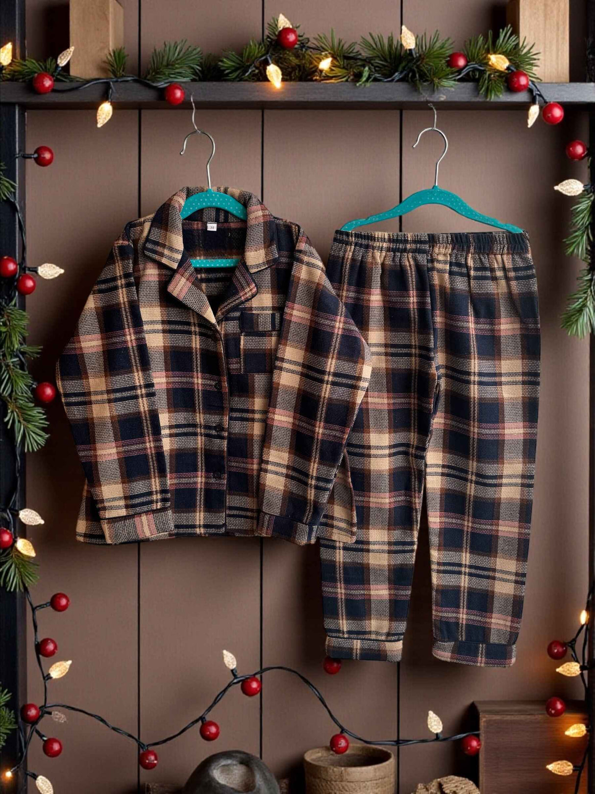 kids-warm-winter-night-suit-navy-blue-beige-checks