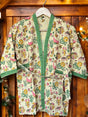 buy handcrafted kids cotton bathrobes with yellow base sea animal print for birthday gifts in bulk