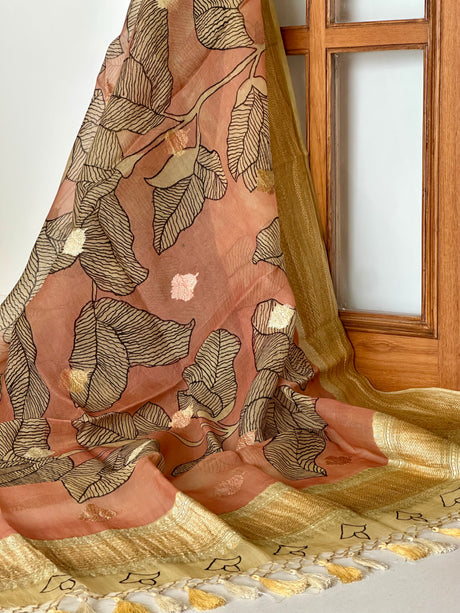 komal-patra-kalamkari-banarasi-organza-dupatta