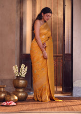 kumudini-kesar-mustard-yellow-handloom-munga-silk-bandhani-saree