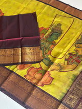 kupaddam-pattu-kalamkari-saree-inspired-by-temple