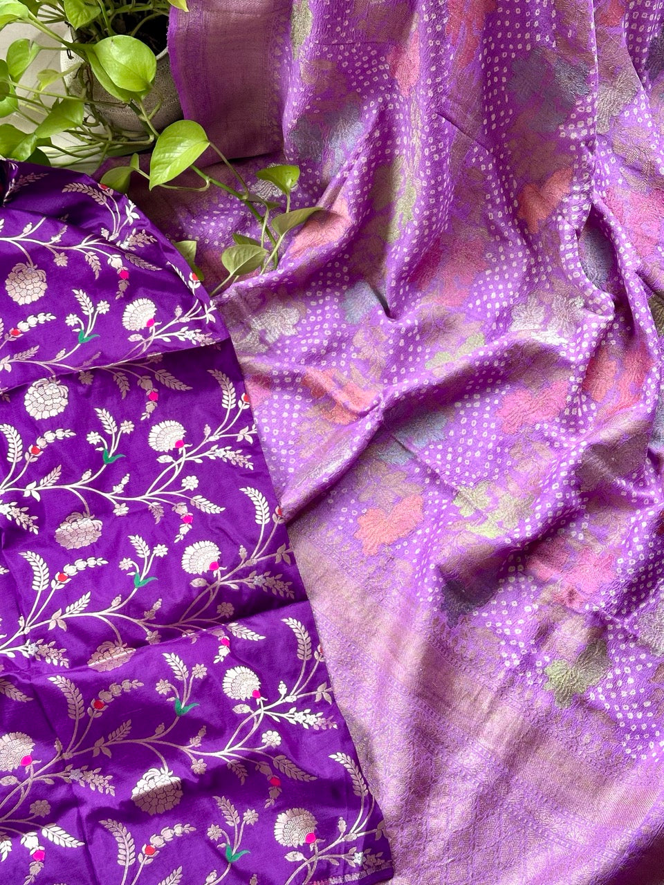 lavanya-leher-handloom-munga-silk-bandhani-saree
