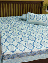 light-blue-king-cotton-bedsheet-fabric-view