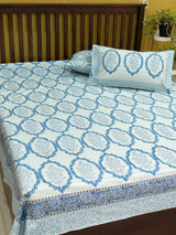 light-blue-king-cotton-bedsheet-overall-view