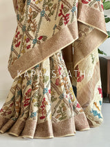 lightweight-chanderi-silk-kalamkari-style
