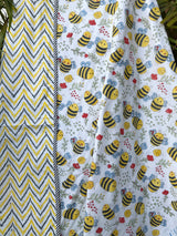 lightweight-cute-bee-theme-layered-blanket