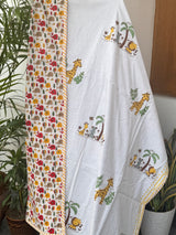 best selling baby dohar animals nursery print soft mulmul sustainable fabric with flannel lining perfect for gifting summer use across india and middle east countries