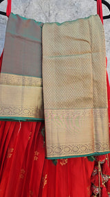 limited-edition-kanjeeveram-silk-brocade-lehenga-with-tissue-silk-paithani-dupatta