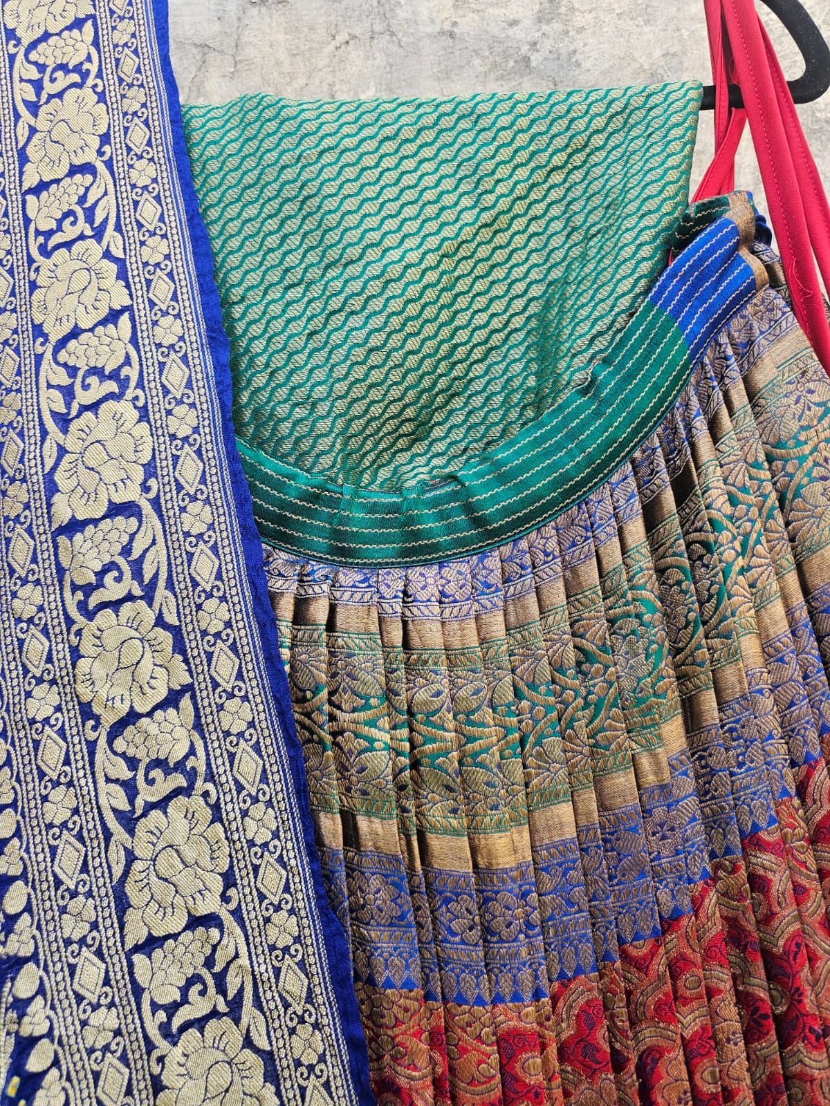 limited-edition-banarasi-silk-lehenga-with-pure-banarasi-georgette-bandhani-dupatta