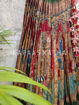 limited-edition-mythological-theme-kanjivaram-silk-kalamkari-lehenga