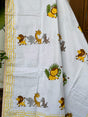 jungle safari print baby dohar lion elephant giraffe zebra mulmul cotton