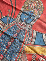 lord-krishna-kanjivaram-silk-kalamkari-dupatta