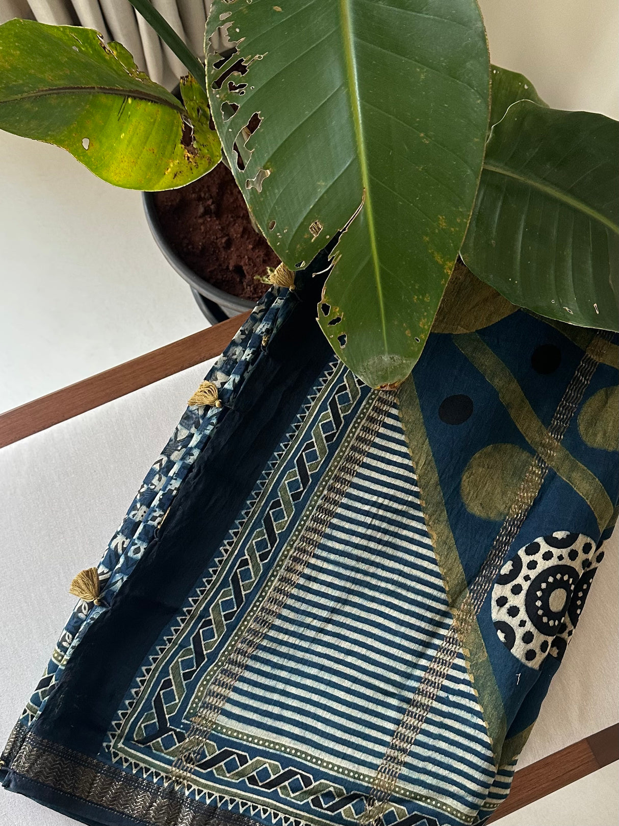 luminous-prerna-ajrakh-handblock-chanderi-cotton-silk-saree