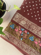 luxe-heritage-chiniya-silk-bandhani-saree