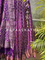 majestic-purple-pure-banarsi-georgette-bandhani-lehenga