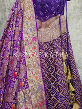 majestic-purple-pure-banarsi-georgette-bandhani-lehenga