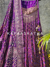 majestic-purple-pure-banarsi-georgette-bandhani-lehenga