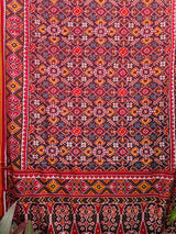 maroon-mulberry-silk-red-single-ikat-design