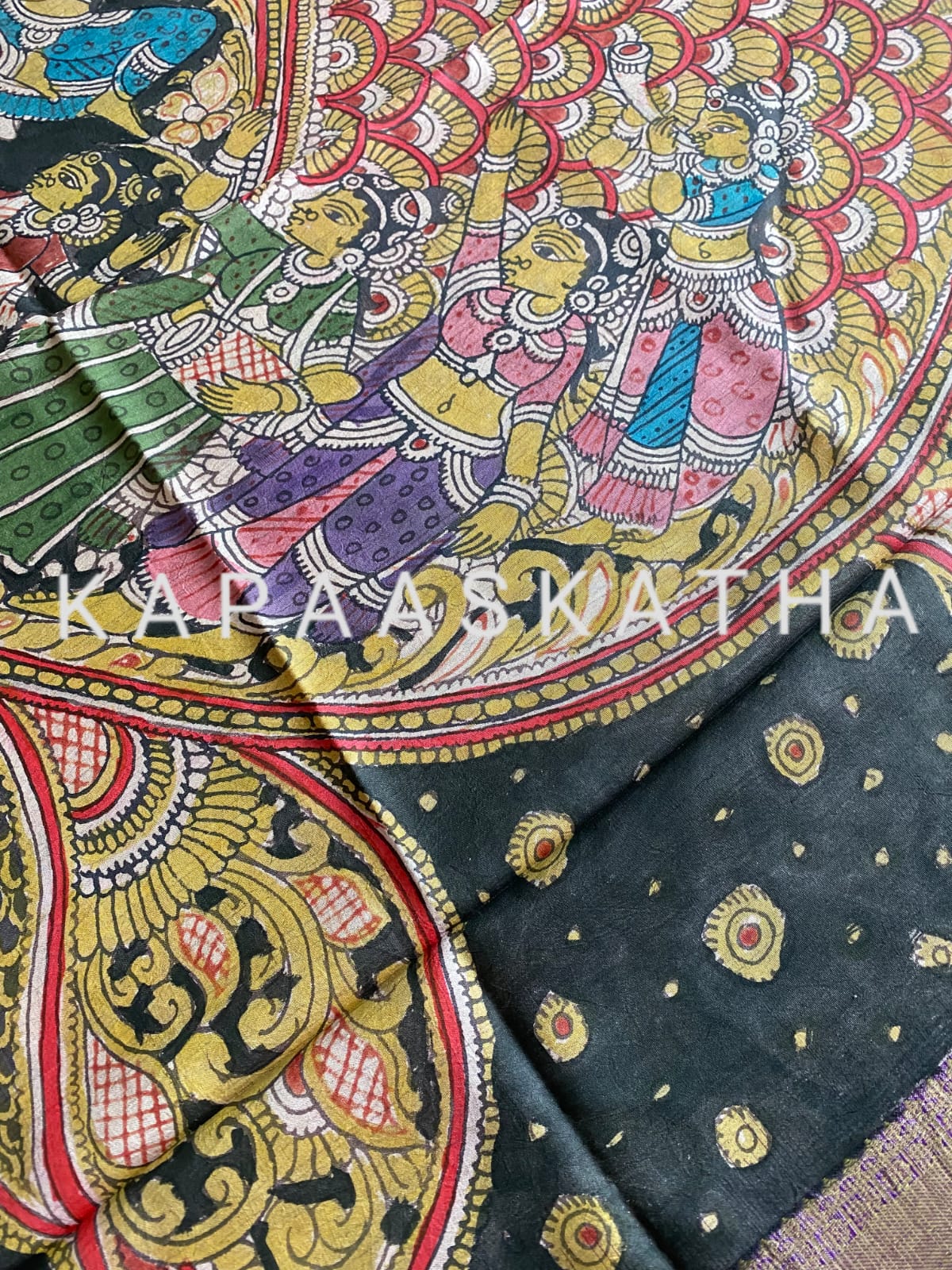 matsya-gopika-kanchipattu-kalamkari-dupatta-fish