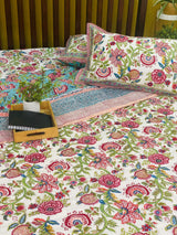 mixed-color-flower-single-cotton-quilt-detailed-view