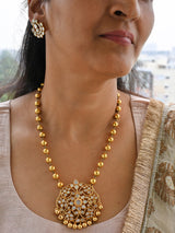 Handcrafted 92.5 Silver mother of pearl necklace and earrings