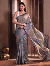 neelchakra-grey-munga-silk-bandhani-saree-with-multicoloured-bandhani