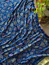 neelpushpa-pure-gajji-silk-bandhani-saree-with-multicoloured-bandhej