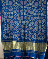neelpushpa-pure-gajji-silk-bandhani-saree-with-multicoloured-bandhej