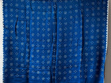 Neelpushpa Pure Gajji Silk Bandhani Saree with Multicoloured Bandhej